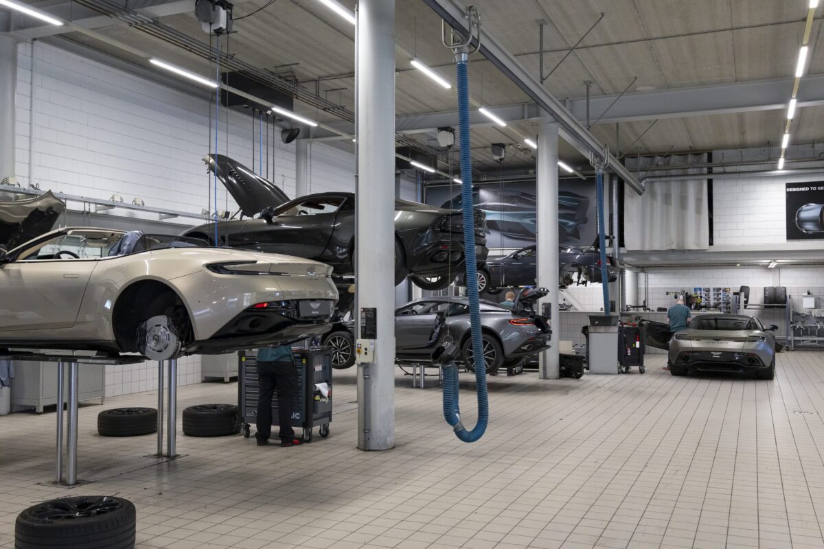 Aston Martin Werkplaatsafspraak
